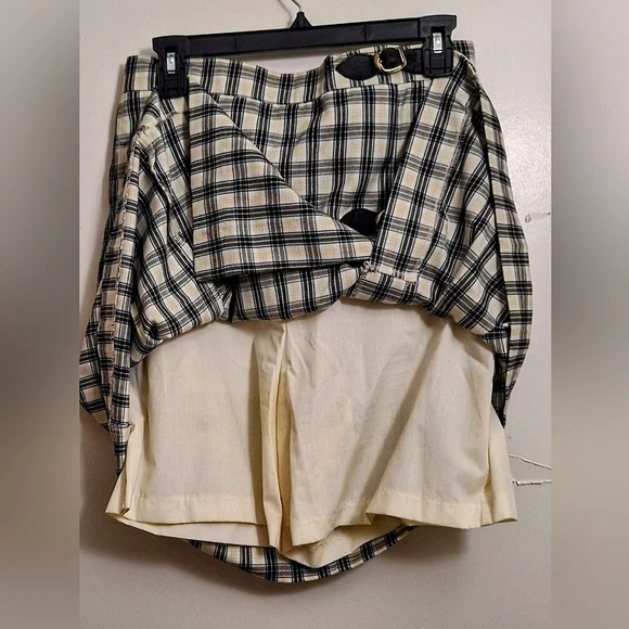 Nordstrom Vintage Plaid Kilt Styled Skort - Picture 4 of 4